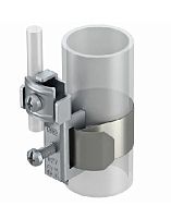 Скоба OBO Bettermann 927 2 ленточная заземляющая, для труб Ø17.2-114мм, нерж. сталь Скоба OBO Bettermann 927 2 ленточная заземляющая, для труб Ø17.2-114мм, нерж. сталь