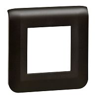 Legrand Mosaic - Рамка 2М, матовый черный (суппорт 80251) Legrand Mosaic - Рамка 2М, матовый черный (суппорт 80251)