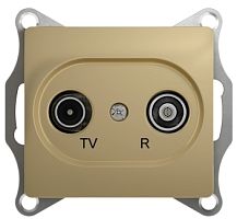 TV-R Розетка проходная 4DB, механизм, ТИТАН GLOSSA (Schneider Electric) Systeme Electric TV-R Розетка проходная 4DB, механизм, ТИТАН GLOSSA (Schneider Electric) Systeme Electric