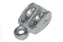 Блок двойной, нейлоновый шкив - 15мм Блок двойной, нейлоновый шкив - 15мм