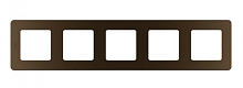 Legrand Inspiria - Рамка 5 постов (бронза) Legrand Inspiria - Рамка 5 постов (бронза)
