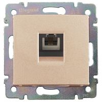 Legrand Valena - Розетка телефонная 1хRJ-11 4 контакта, слоновая кость Legrand Valena - Розетка телефонная 1хRJ-11 4 контакта, слоновая кость