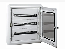 Щит навесной Legrand XL3 160, 3 ряда, 72M, металлический корпус Щит навесной Legrand XL3 160, 3 ряда, 72M, металлический корпус