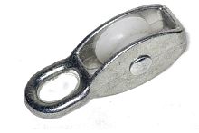 Блок одинарный, нейлон. шкив - 20мм Блок одинарный, нейлон. шкив - 20мм