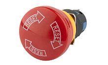 Кнопка аварийной остановки GQELE LA115-C3-11ZS, разблок. поворотом, 1NO+1NC, 16mm, IP65 Кнопка аварийной остановки GQELE LA115-C3-11ZS, разблок. поворотом, 1NO+1NC, 16mm, IP65