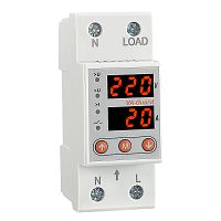 Реле контроля напряжения и тока Reletek RD-MVA/40 1NO+N, 40A, 220VAC, Umin(140_210V)/Umax(220_280V), Imin/Imax(1_40A), 0.1_0.5s/5_600s, LED-дисплей, 2M Реле контроля напряжения и тока Reletek RD-MVA/40 1NO+N, 40A, 220VAC, Umin(140_210V)/Umax(220_280V), Imin/Imax(1_40A), 0.1_0.5s/5_600s, LED-дисплей, 2M