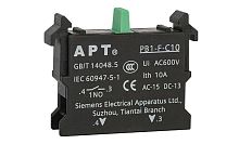 Блок-контакт APT 1NO, 6A 230VAC/24VDC, монтаж на адаптер, для PB1 серии Блок-контакт APT 1NO, 6A 230VAC/24VDC, монтаж на адаптер, для PB1 серии