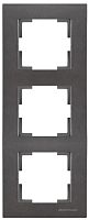 Рамка Mutlusan Rita 3 поста, вертикальный монтаж, дымчатый Рамка Mutlusan Rita 3 поста, вертикальный монтаж, дымчатый
